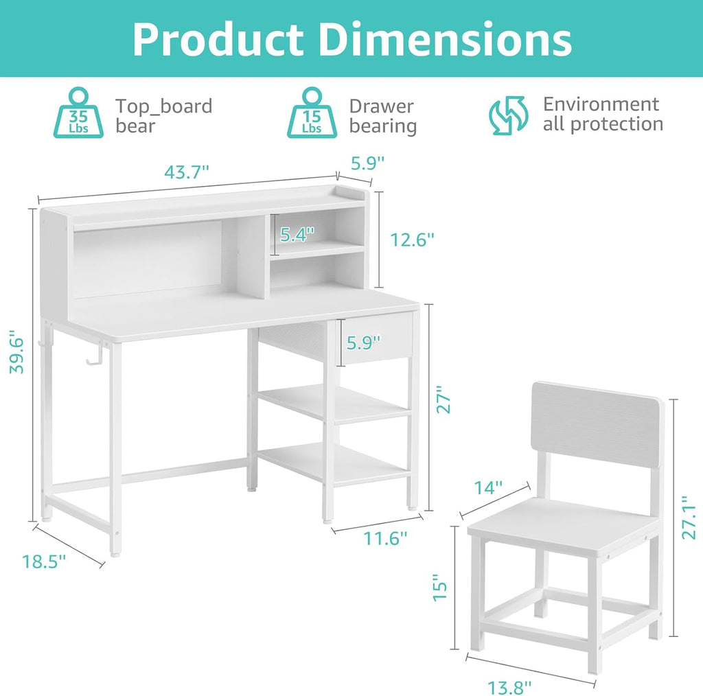 Kids Desk & Chair Set