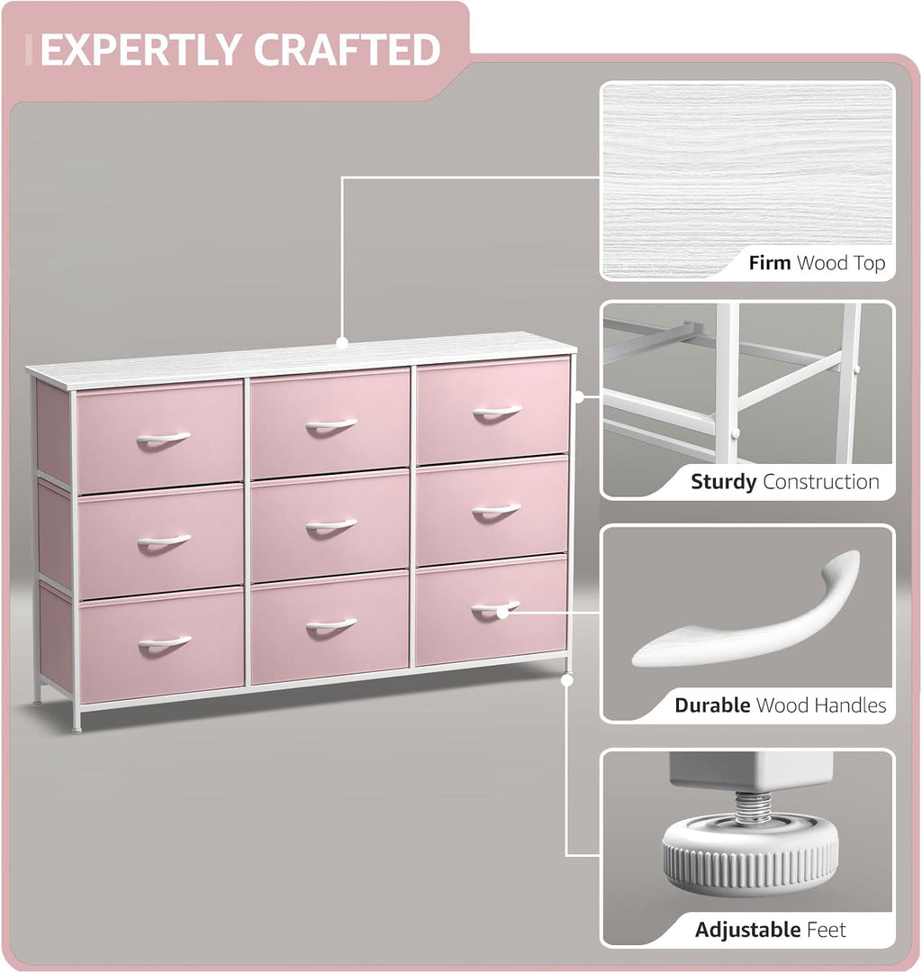 Kids Wood Top Dresser