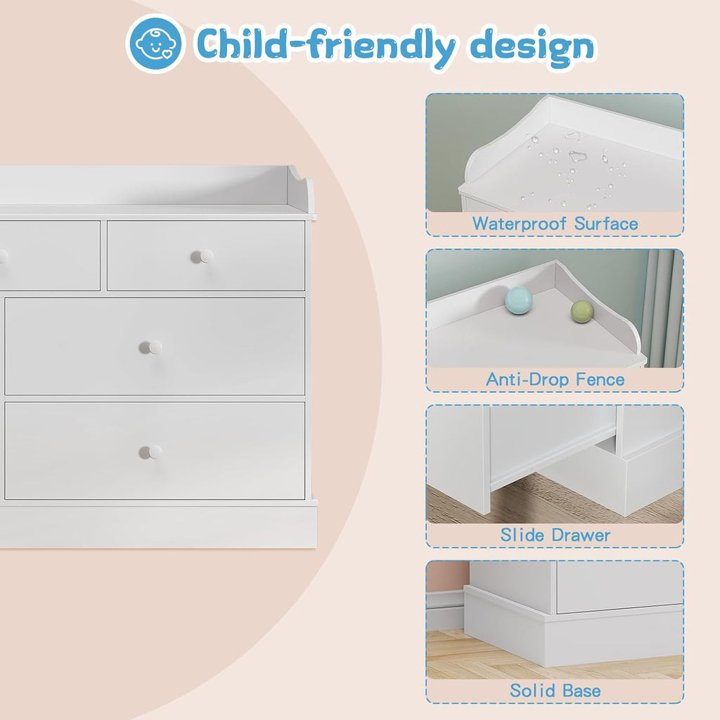 Kids 7‑Drawer Dresser