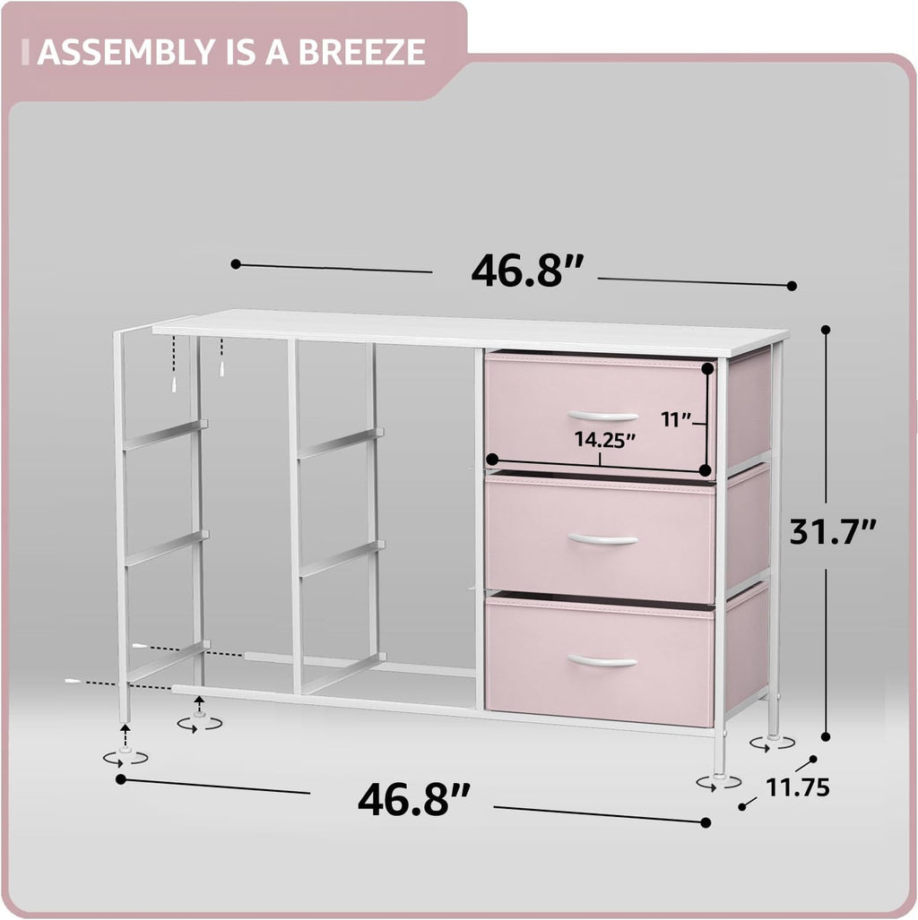 Kids Wood Top Dresser