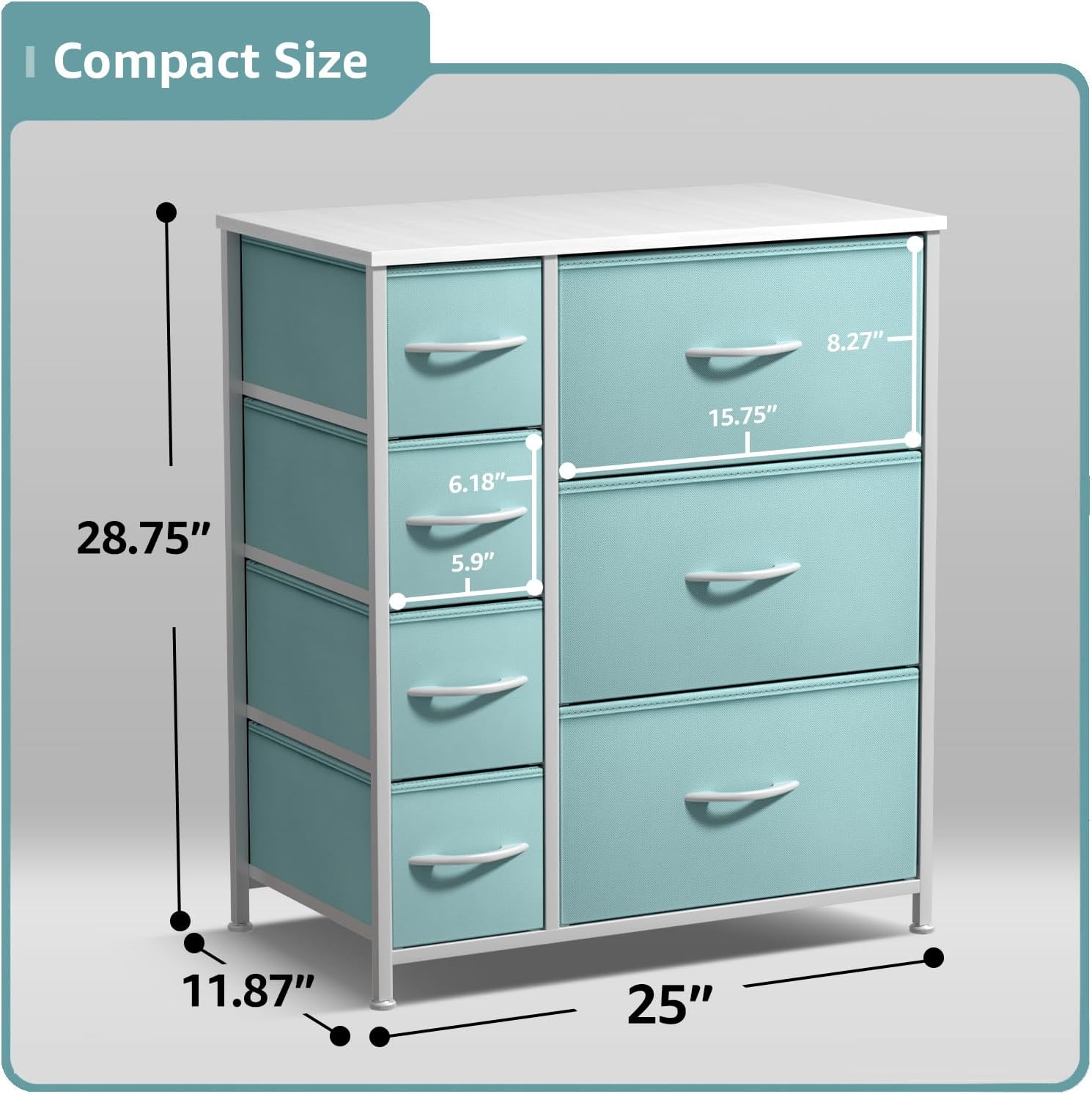 Kids Wood Top Dresser