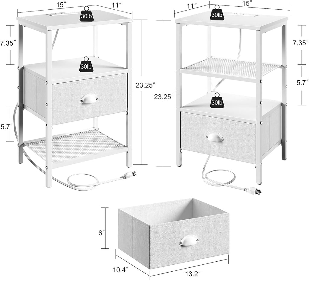 Nightstands Set of 2