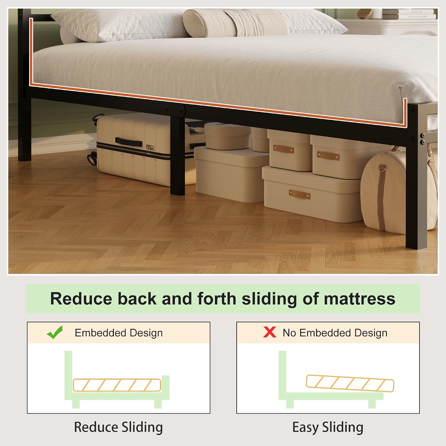 12" Queen Bed Frame