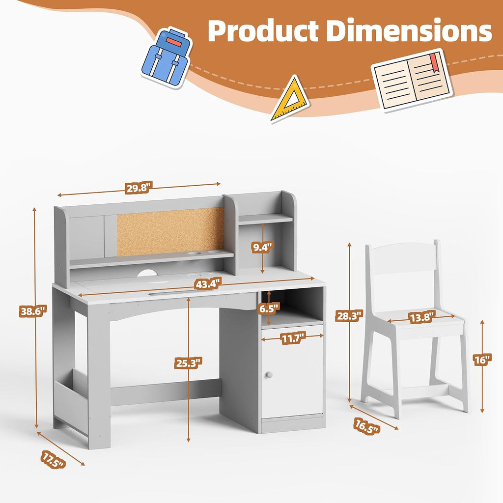 Kids Desk & Chair Set