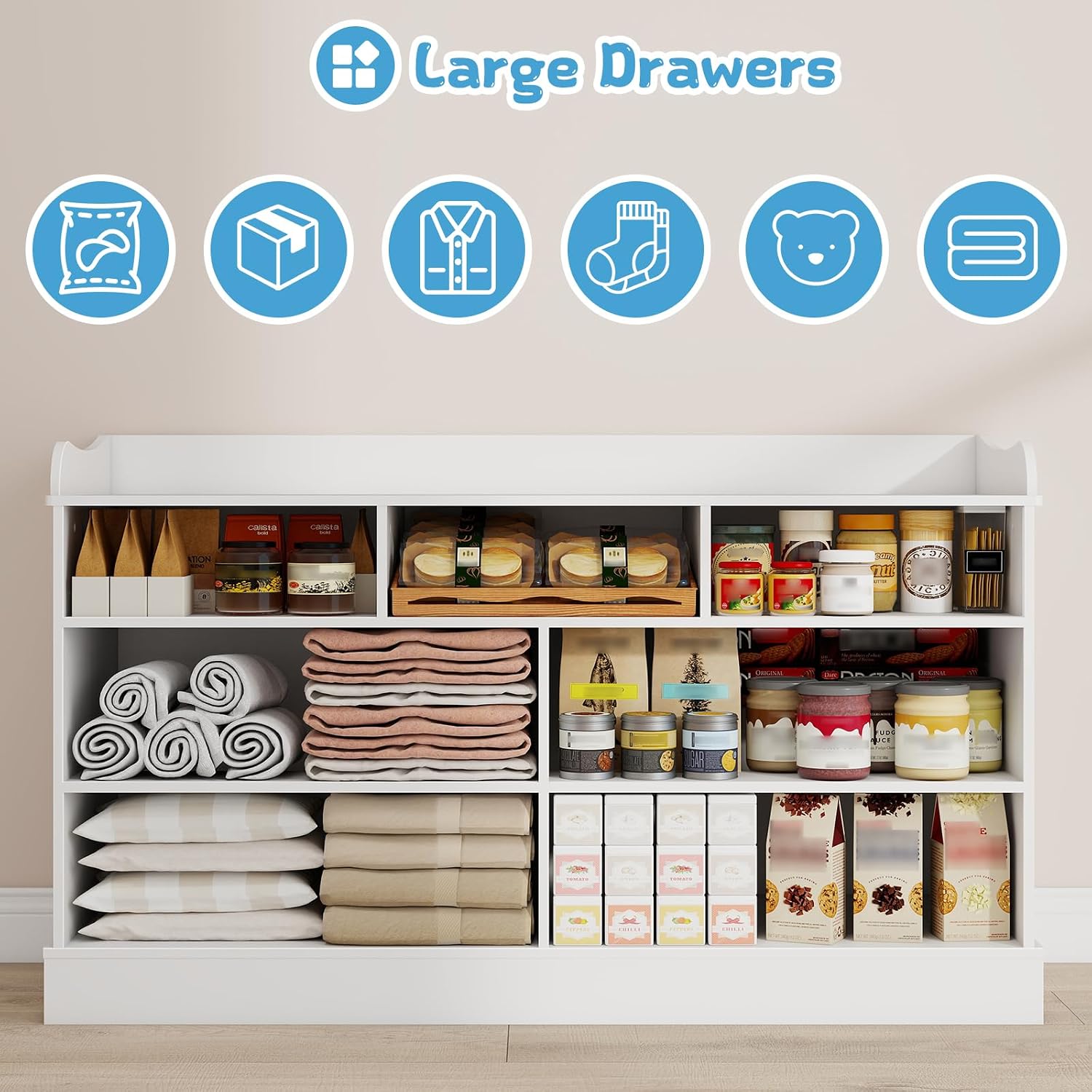 Kids 7‑Drawer Dresser