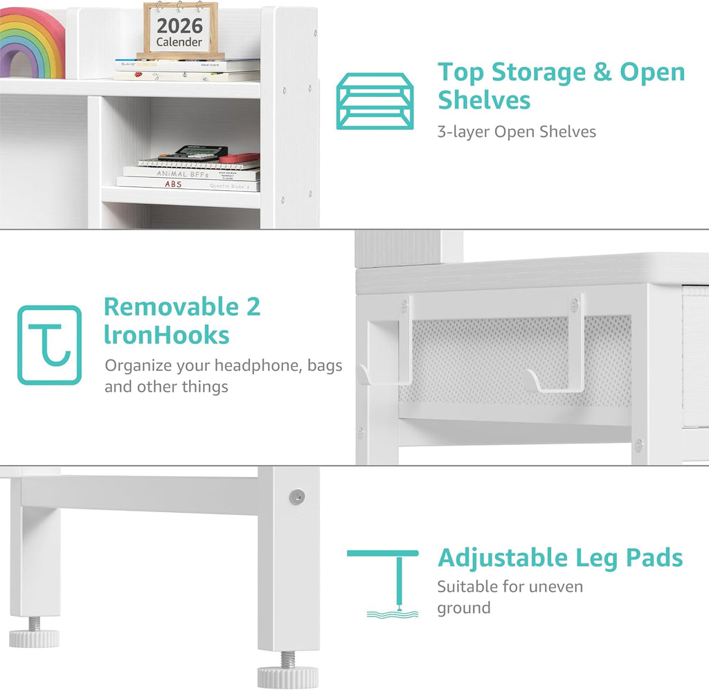 Kids Desk with Hutch