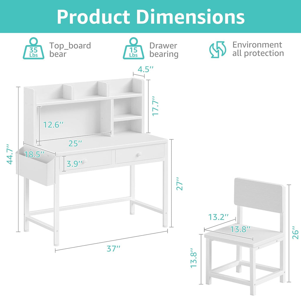 Kids Desk with Hutch