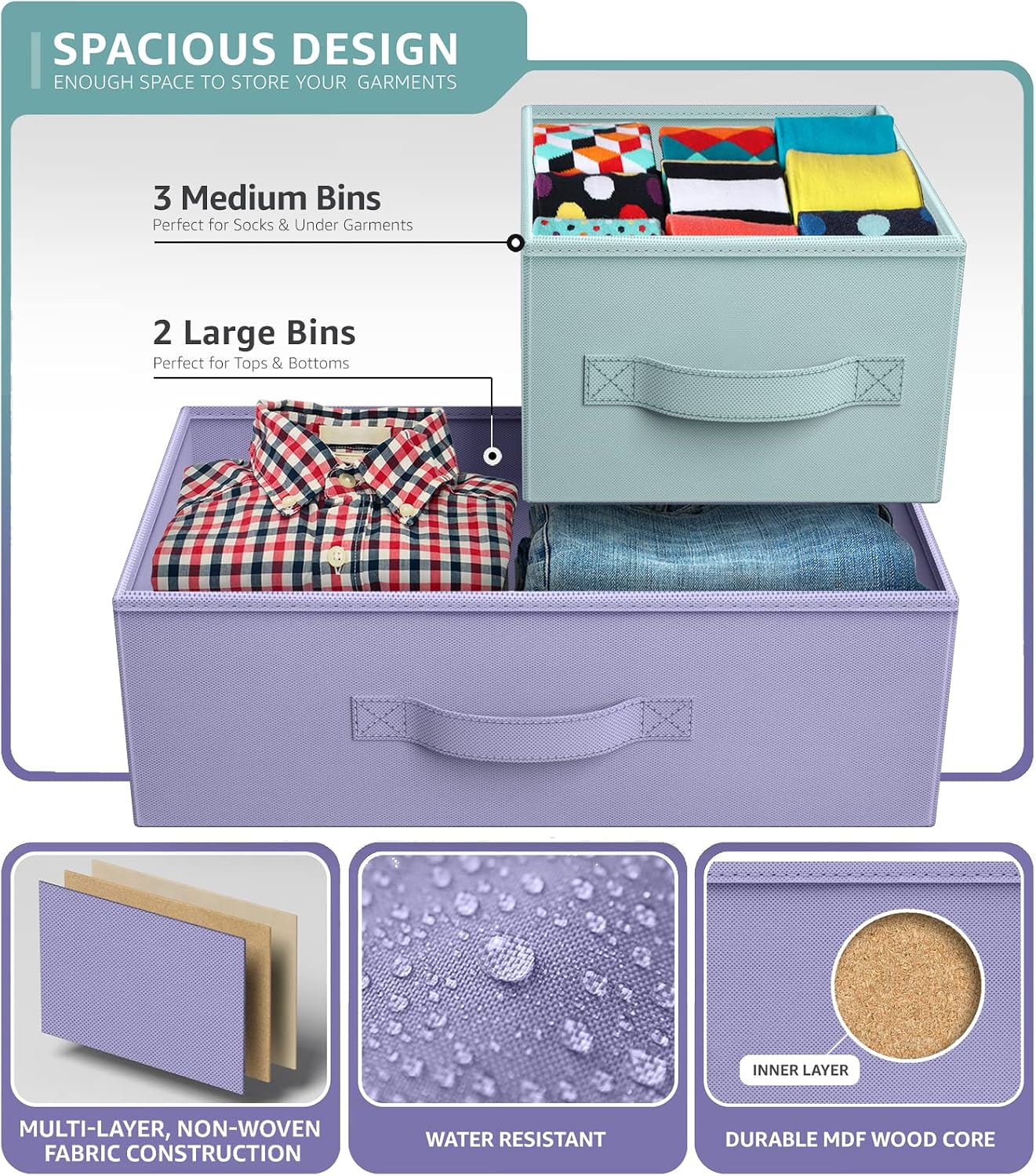 Kids Wood Top Dresser