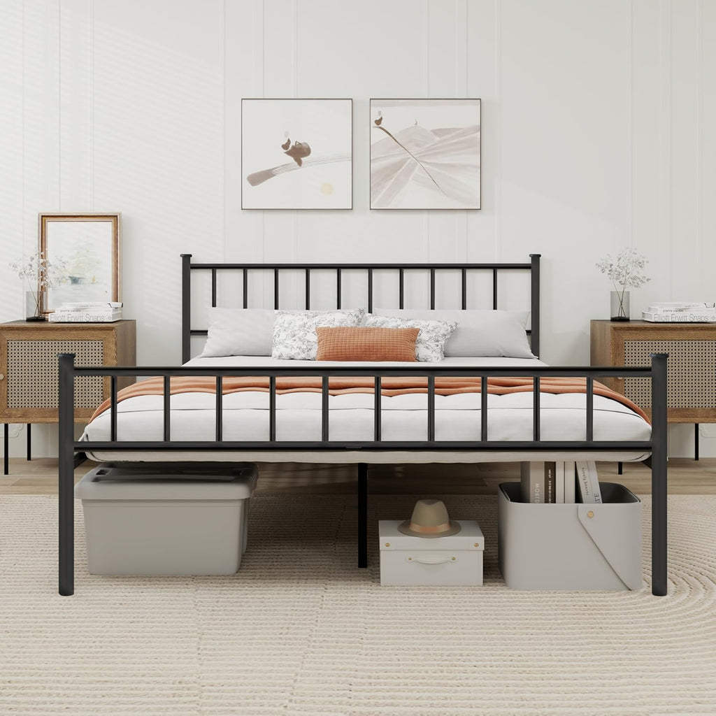 Metal Full Size Platform Bed Frame