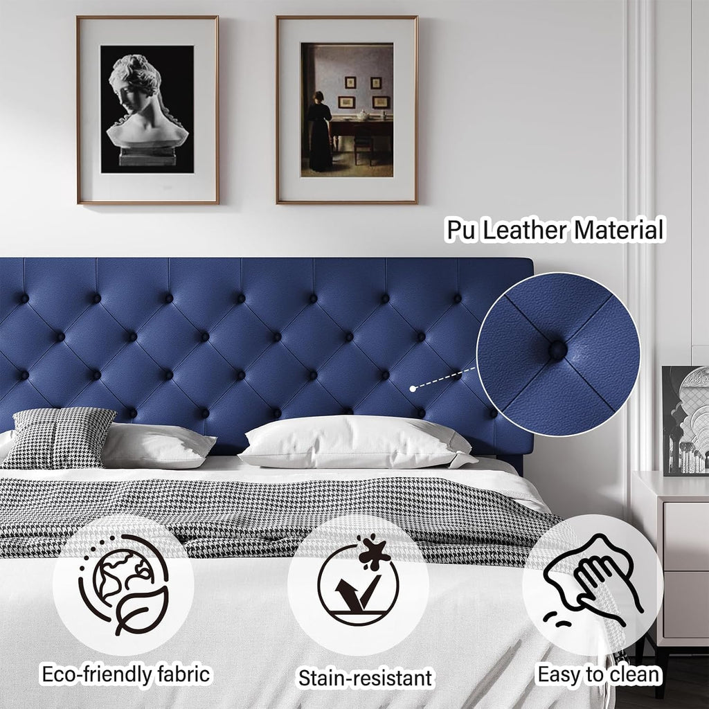 Full Faux Leather Bed Frame
