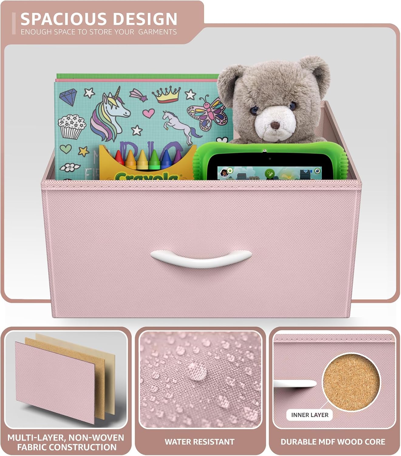 Kids Wood Top Dresser