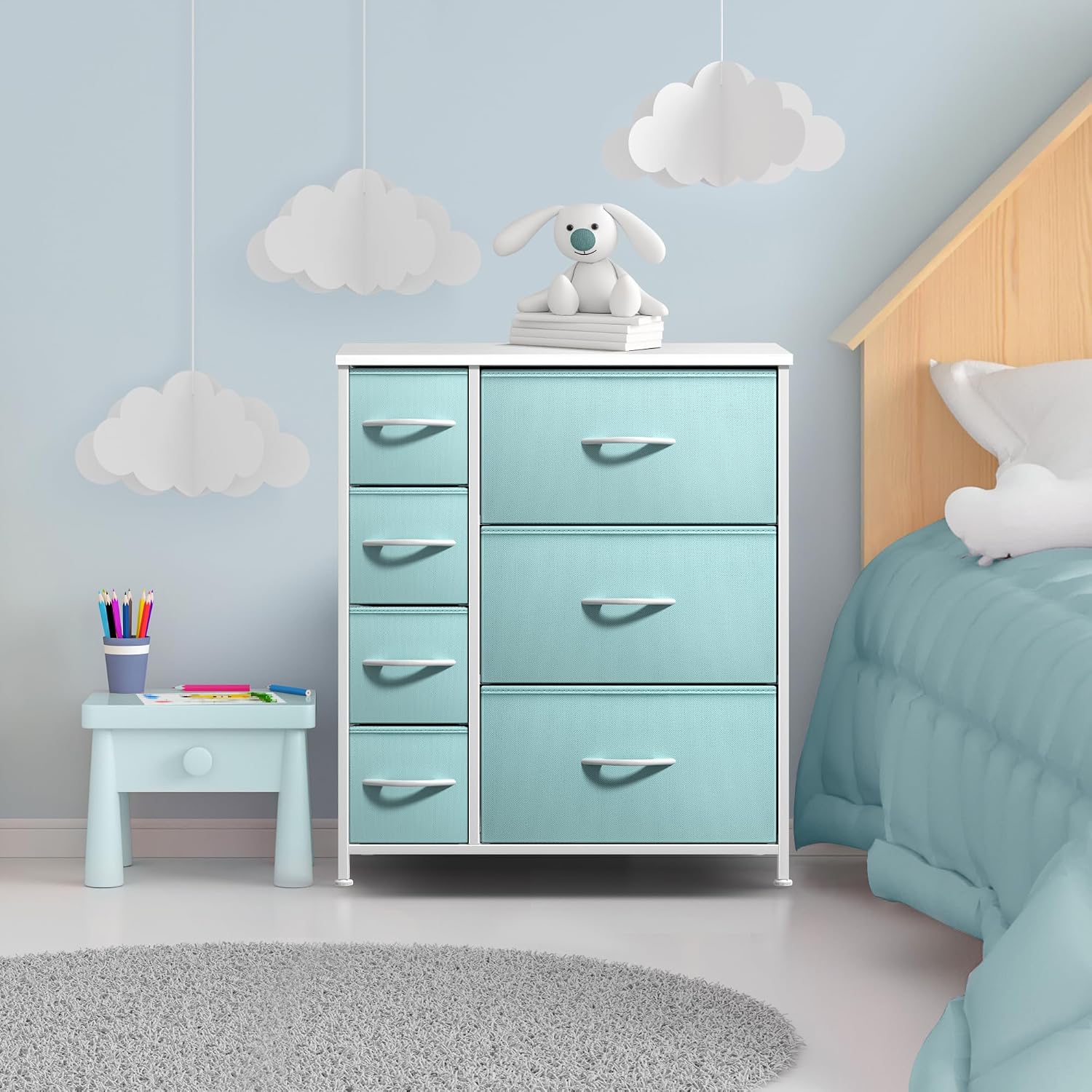 Kids Wood Top Dresser