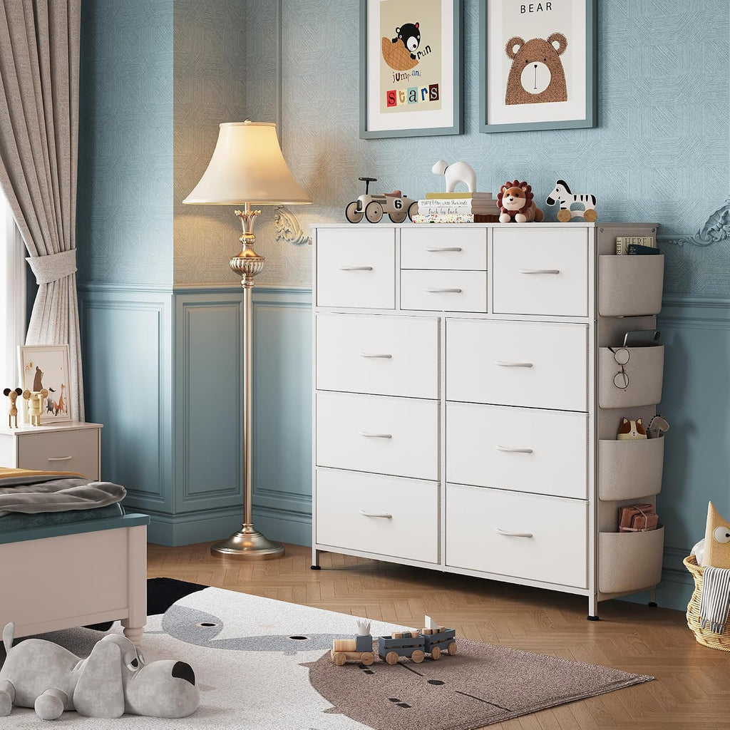 10‑Drawer Fabric Dresser