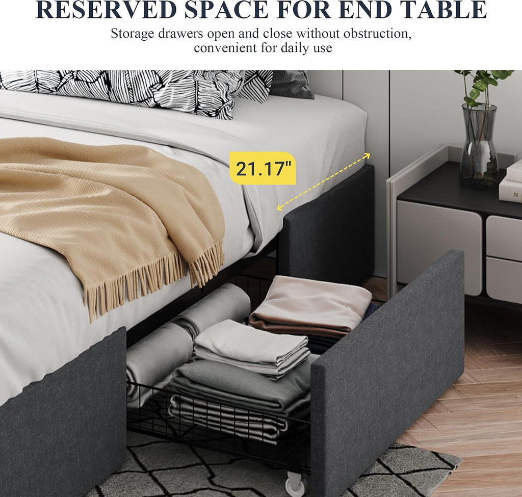 Full Storage Bed Frame
