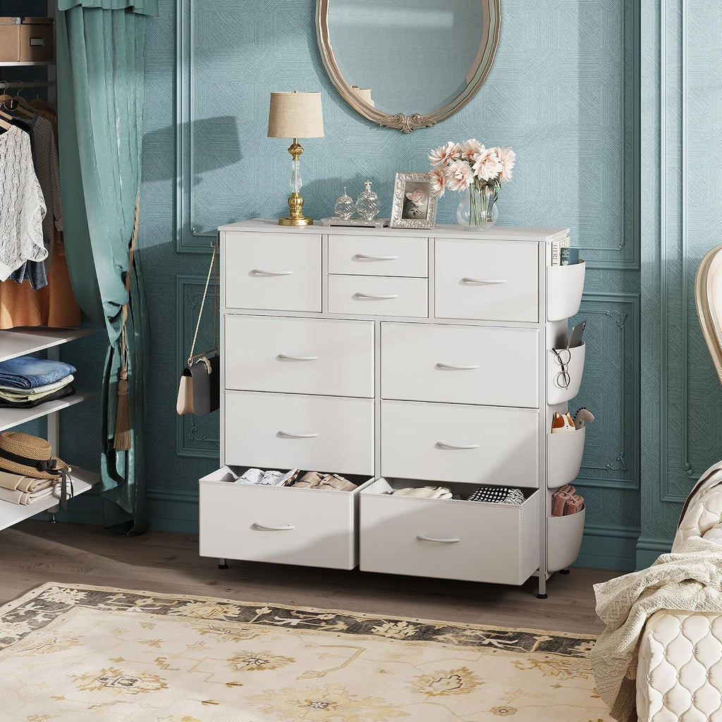 10‑Drawer Fabric Dresser